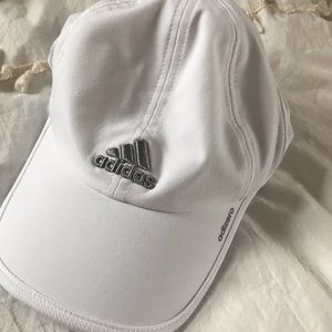 White Adidas Sports Cap
